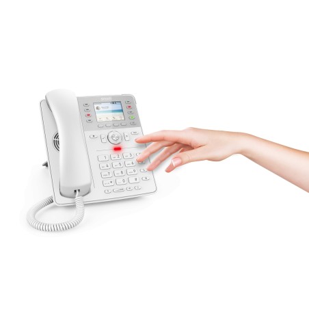 SNOM D735 VOIP Telefon (SIP), Gigabit, Weiss