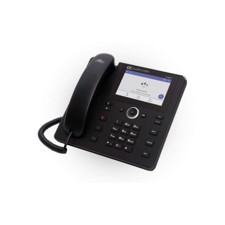 AudioCodes Teams C448HD IP-Phone PoE GbE black with an external power supply