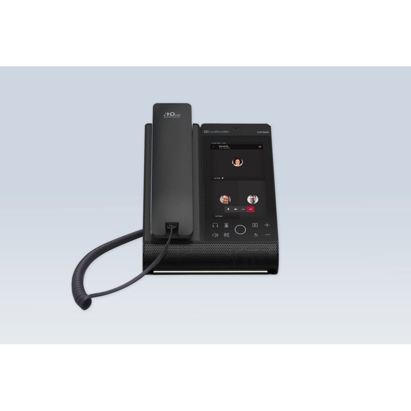 AudioCodes Teams C470HD Total Touch IP-Phone PoE GbE with integrated BT and Dual Band WiFi