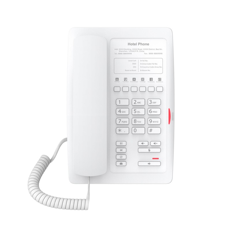 Fanvil H3-White, H3 White Hospitality Phone / SIP