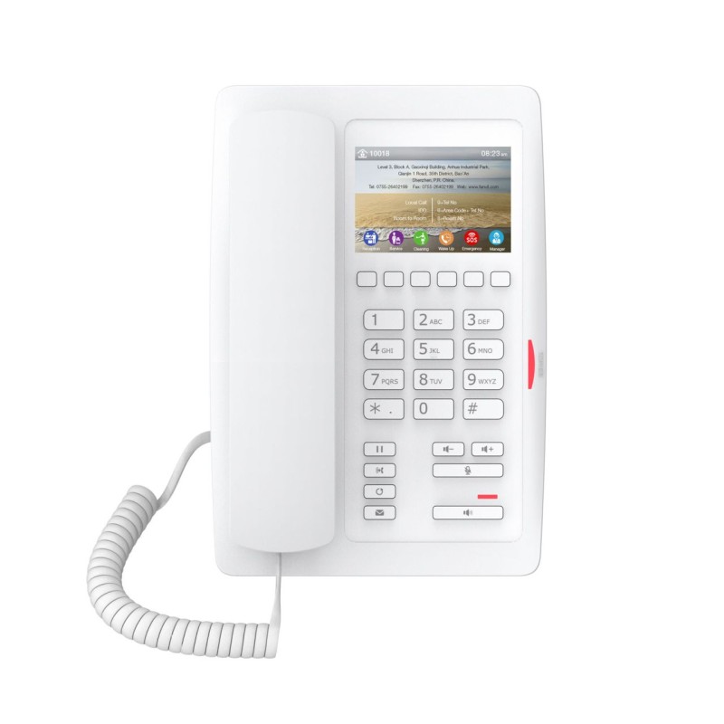 Fanvil H5W-White, H5W-White---WiFi Hotel Phone / SIP / POE / Wi-Fi