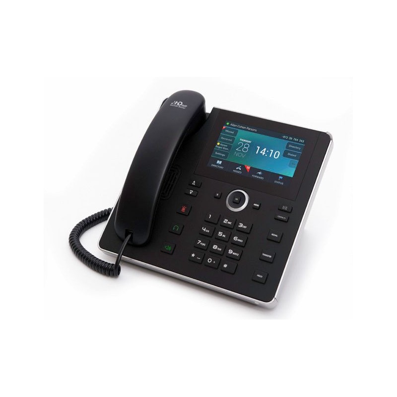 AudioCodes Teams C455HD IP-Phone PoE GbE black with integrated BT and Dual Band Wi-Fi