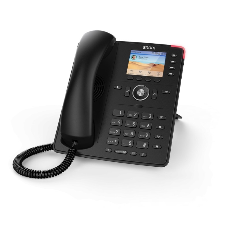 SNOM D713 VOIP Telefon (SIP), Gigabit Schwarz