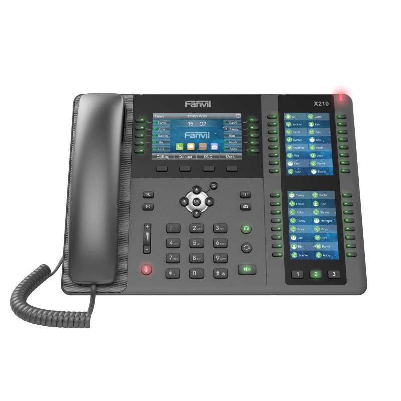 Fanvil X210 V2, High-end enterprise phone / SIP / POE / Gigabit / USB-Port / Bluetooth