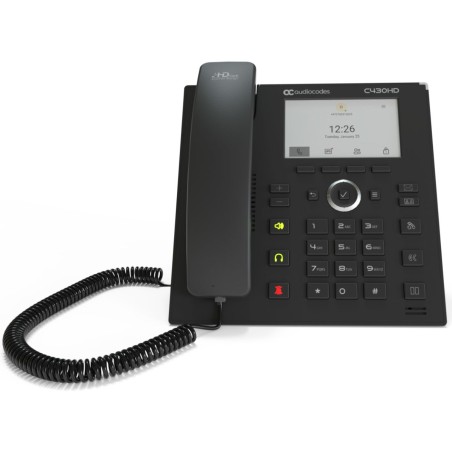 AudioCodes Teams TEAMS-C430HD IP-Phone PoE GbE black
